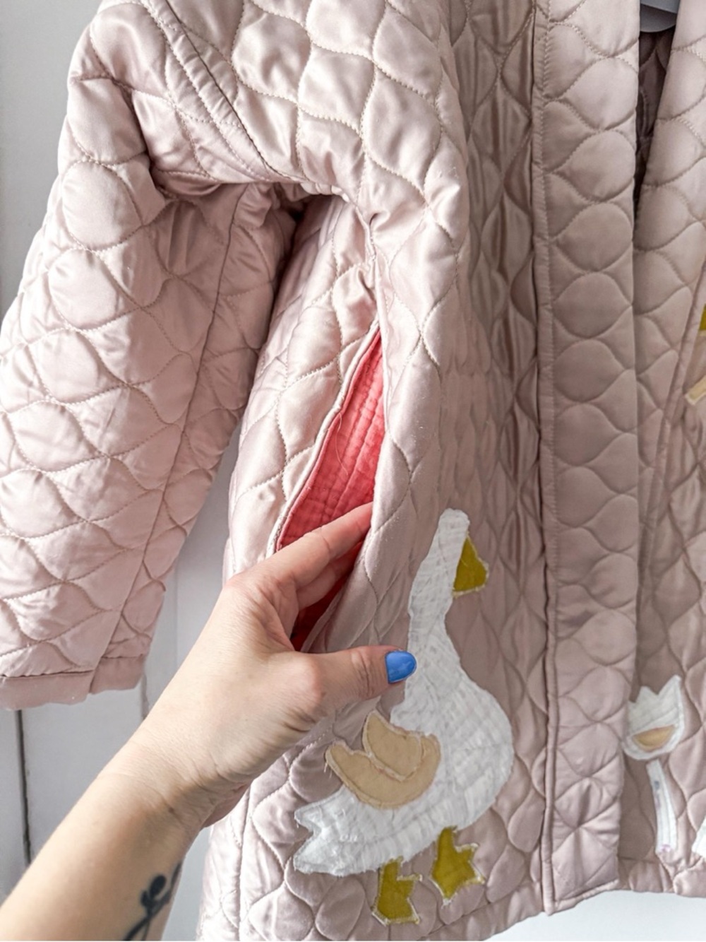 Handmade Patchwork Sateen Jacket - Picture 5 of 9